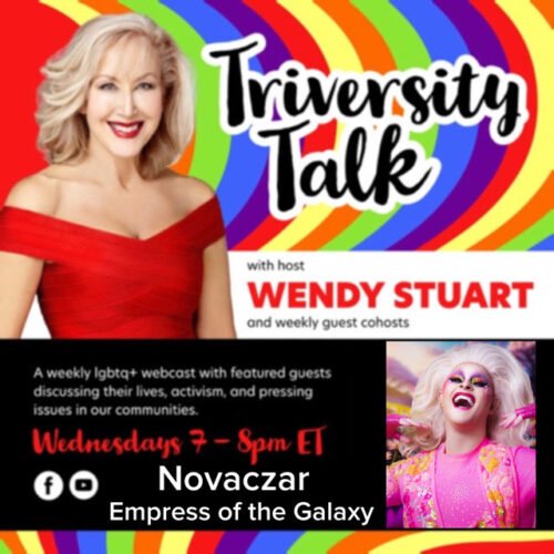 Novaczar-Empress of the Galaxy Guests On TriVersity Talk With Host Wendy Stuart 7 PM ET Wednesday, September 24th, 2025