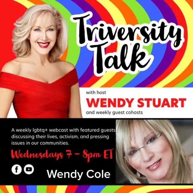 Wendy Cole Guests On TriVersity Talk With Host Wendy Stuart 7 PM ET Wednesday July 1st, 2026