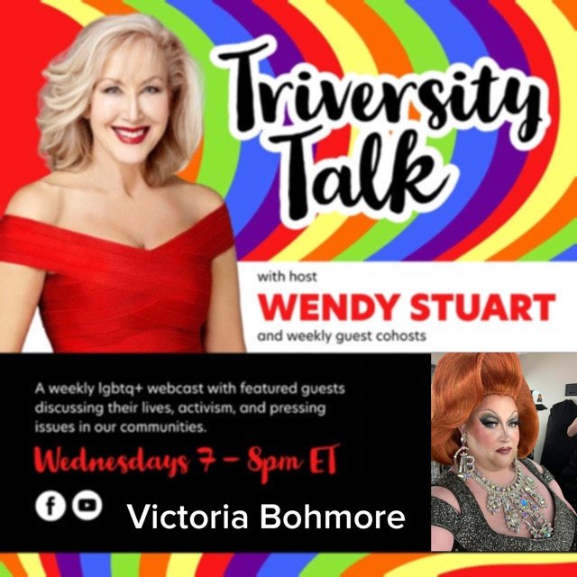 Wendy Stuart Presents TriVersity Talk! Wednesday, August 19th, 2026 7 PM ET With Featured Guest Victoria Bohmore