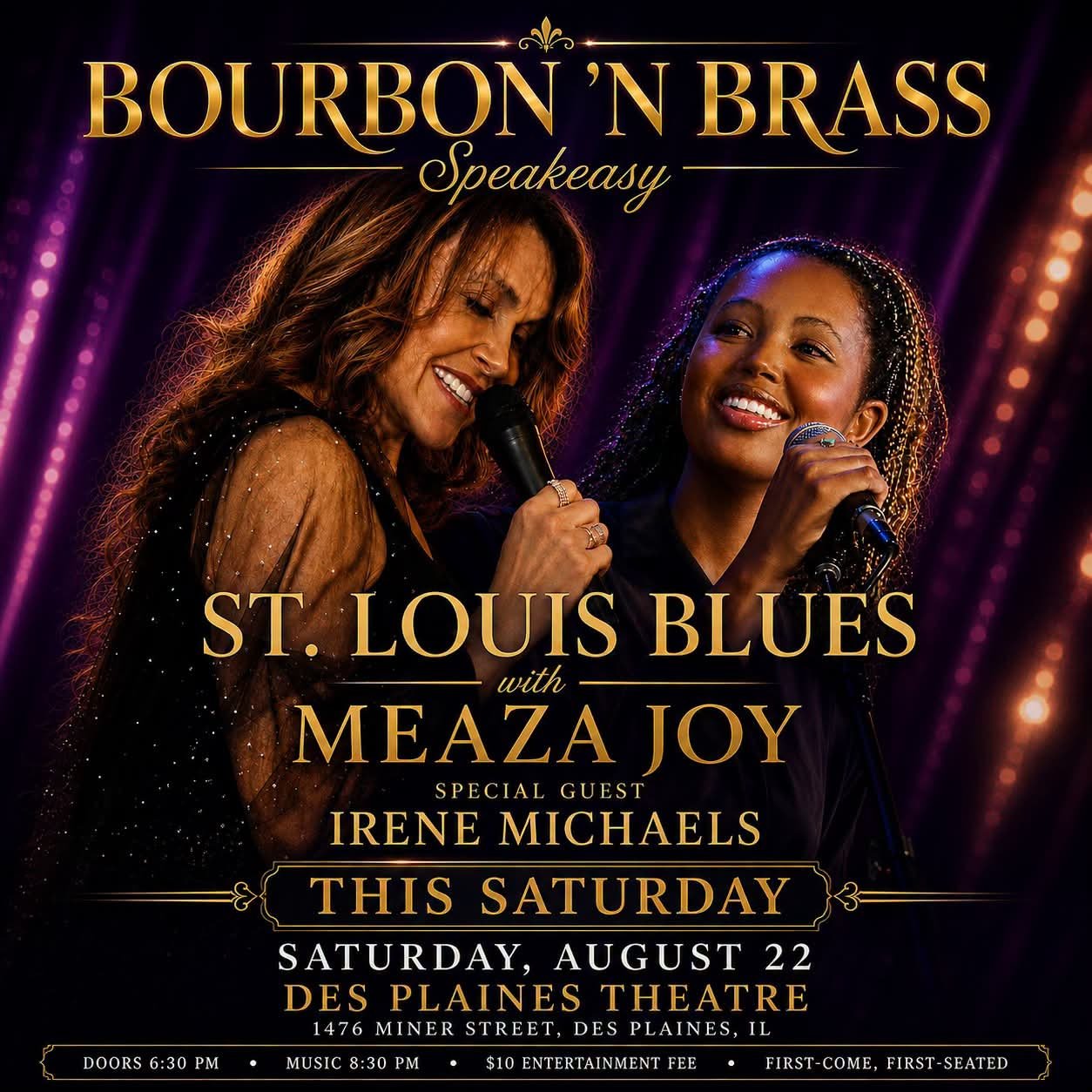 Irene Michaels Comes Home to Chicago as Special Guest for Rising Blues Star Meaza Joy